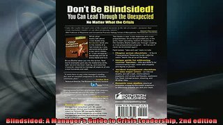 READ book  Blindsided A Managers Guide to Crisis Leadership 2nd edition  FREE BOOOK ONLINE