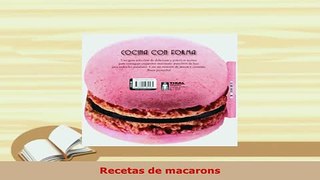 PDF  Recetas de macarons PDF Book Free