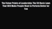 [Read PDF] The Feiner Points of Leadership: The 50 Basic Laws That Will Make People Want to