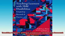 READ book  Teaching Learners with Mild Disabilities Integrating Research and Practice Full EBook