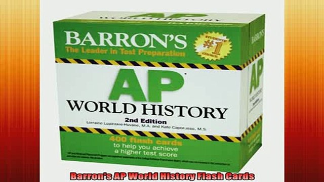 READ book Barrons AP World History Flash Cards Full Ebook Online Free
