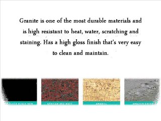 Black Granite Worktops