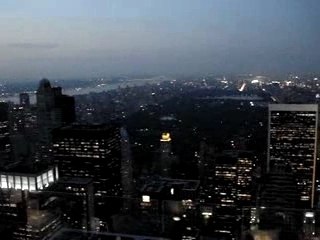 Nord de Manhattan depuis RT de nuit