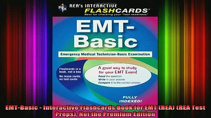 READ book  EMTBasic  Interactive Flashcards Book for EMT REA REA Test Preps Not the Premium Full Free