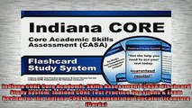 READ book  Indiana CORE Core Academic Skills Assessment CASA Flashcard Study System Indiana CORE Full EBook