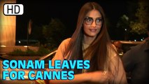 Sonam Kapoor Leaves For Cannes With Heavy Baggage