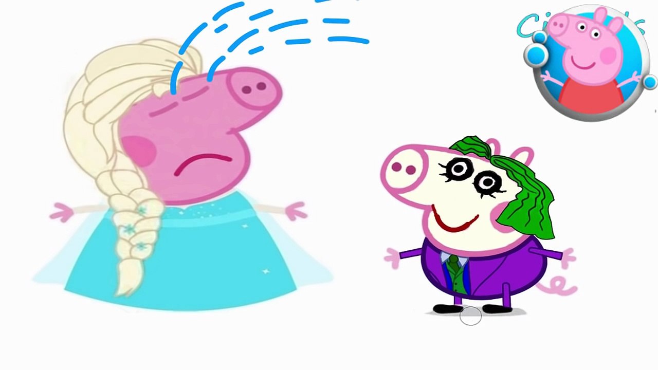 Siêu Anh Hùng, Người Nhện, Nữ Hoàng Băng Giá, Gia Đình Peppa Pig 2016 - Pepa Pig Family Cho Bé Học