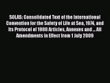 [Read book] SOLAS: Consolidated Text of the International Convention for the Safety of Life