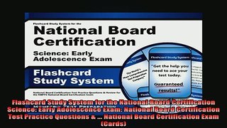 READ book  Flashcard Study System for the National Board Certification Science Early Adolescence Full Free