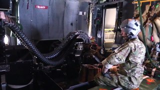 AC 130W Stinger II Gunship Live Fire & Air Refueling Mission