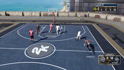 NBA 2K16 Cross and dunk
