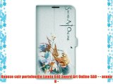 Housse cuir portefeuille Lumia 640 Sword Art Online SAO - - asuna B -