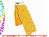 Piel Frama iMagnum Etui pour iPhone 6 Effet Crocodile Jaune