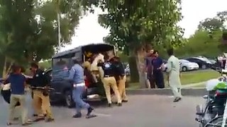 Video Evidence of how 10 policemen tortured imran khan nephew abdullah khan