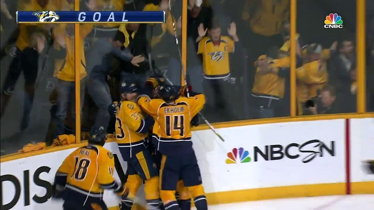 Gotta See It - Fisher gives Predators win in triple-overtime against Sharks