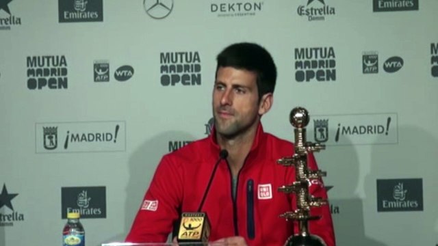 ATP - Mutua Madrid Open 2016 - Novak Djokovic fier de rejoindre Bjorn Borg et Pete Sampras