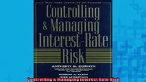 FREE PDF DOWNLOAD   Controlling  Managing Interest Rate Risk  BOOK ONLINE