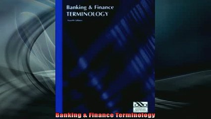 READ book  Banking  Finance Terminology  DOWNLOAD ONLINE