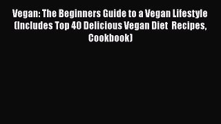 [Read Book] Vegan: The Beginners Guide to a Vegan Lifestyle (Includes Top 40 Delicious Vegan