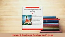 PDF  Harvard Business Review on Pricing Read Full Ebook