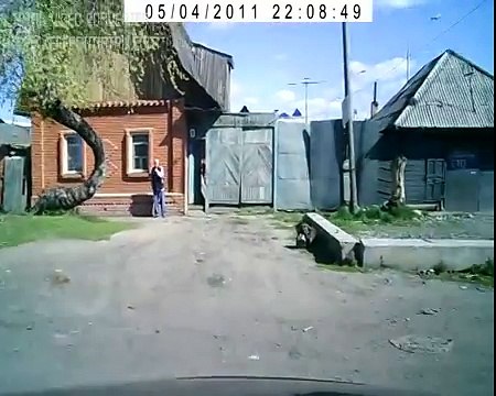 The Gorod55 TV: Водитель вылетел через лобовое стекло