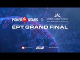 Wielki Finał EPT 2016 – Turniej Główny – stół finałowy (odkryte karty)