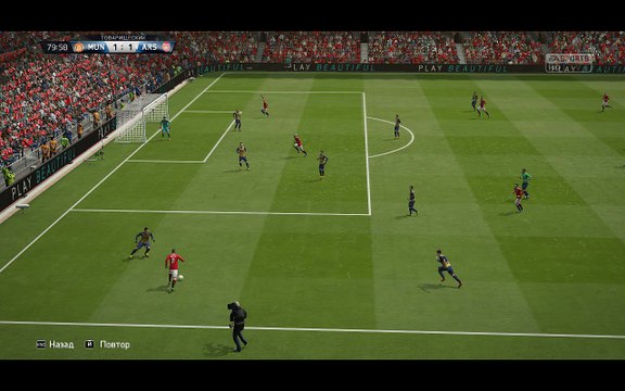 BPL 12 Тур. Манчестер Юнайтед - Арсенал. 2:1. Memphis, 81'