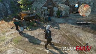 Knock Knock - Witcher 3 Wild Hunt (Glitch) - GameFails