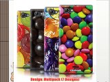 Coque de Stuff4 / Coque pour Sony Xperia J (ST26i) / Multipack (7 Designs) / Bonbons Collection