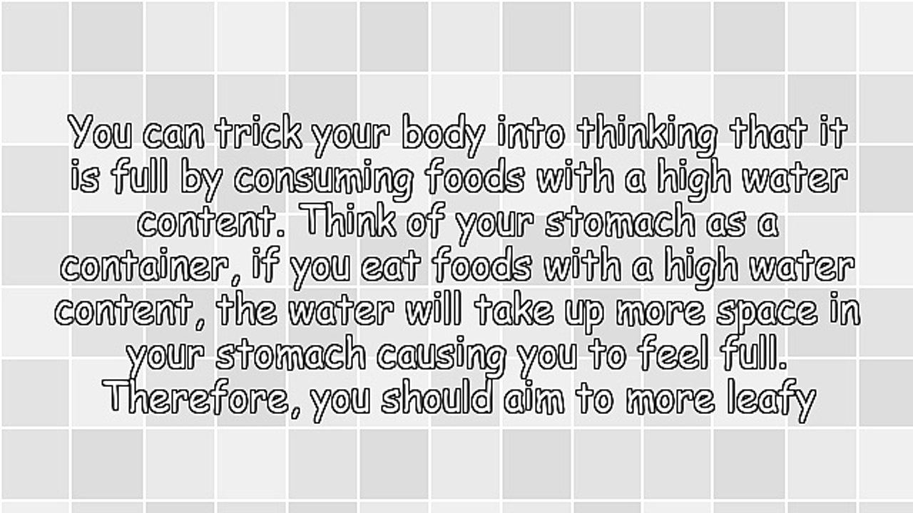 3 Things You Can Do To Control Hunger