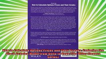 new book  How to Calculate Options Prices and Their Greeks Exploring the Black Scholes Model from