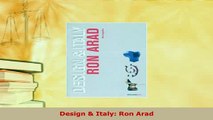 Download  Design  Italy Ron Arad Read Online