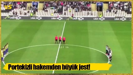 Hakemden büyük jest!