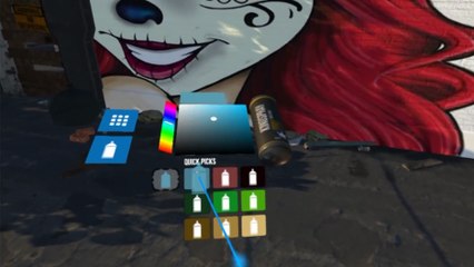 Un simulateur de graffitis en réalité virtuelle !