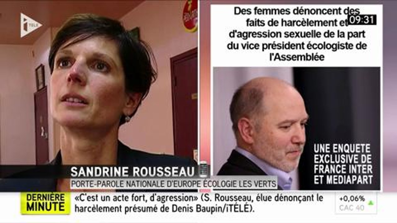 affaire Denis Baupin "C'est très difficile d'en parler" explique Sandrine Rousseau