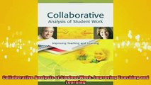 READ book  Collaborative Analysis of Student Work Improving Teaching and Learning Full Ebook Online Free