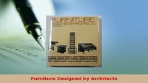 PDF  Furniture Designed by Architects PDF Full Ebook
