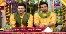 Salam Zindagi With Faysal Qureshi on Ary Zindagi in High Quality 9th May 2016