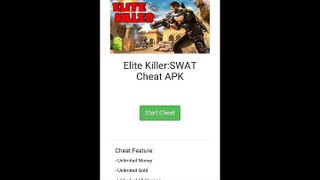 Elite Killer: SWAT Hack Cheat Unlimited Gold & Money,Unlocked All Weapon