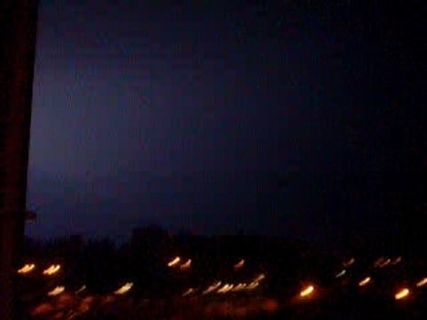 Orage à Vaulx en Velin