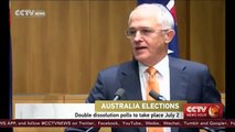 Australian PM Malcolm Turnbull calls July 2 double dissolution poll