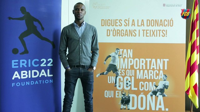 Éric Abidal, ambaixador de l’Organització Catalana de Transplantaments (OCATT)