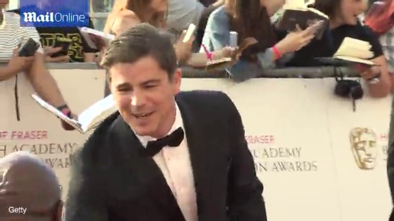 Josh Hartnett is all smiles as he arrives at the TV BAFTAs