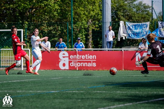 D2 féminine - Dijon 0-2 OM : le but de Cindy Caputo (64e)