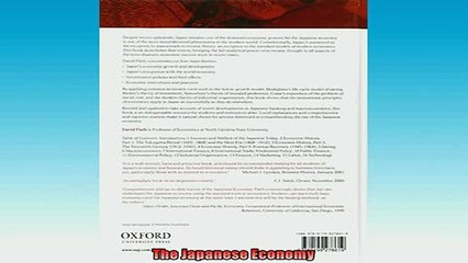 READ book  The Japanese Economy  FREE BOOOK ONLINE