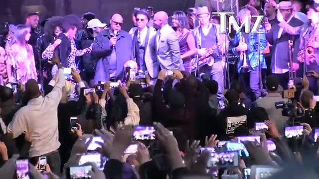 Stevie Wonder Rocks L.A. City Hall with 'Purple Rain'