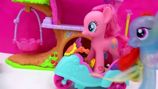 My Little Pony Pinkie Pie Scooter Shopkins Season 3 5 pack Unboxing with Rainbow Dash