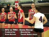 SFU Clan vs. Trinity Western Spartans Womens Volleyball