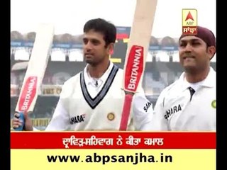 Sehwag and Dravid share 410 run opening wicket stand