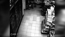 'Possessed' man jerks violently as 'ghost's reflection' appears in shop fridge a